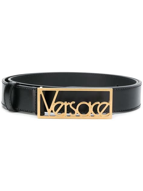 versace logo belt buckles